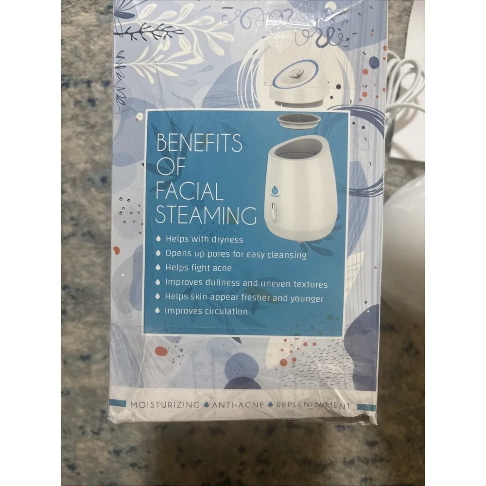 Pursonic Facial Steamer Moisturizing Hydrates Purifies Cleanses & Nourishes Skin
